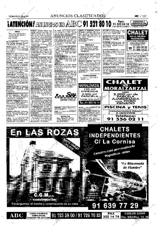 ABC MADRID 20-06-1999 página 125