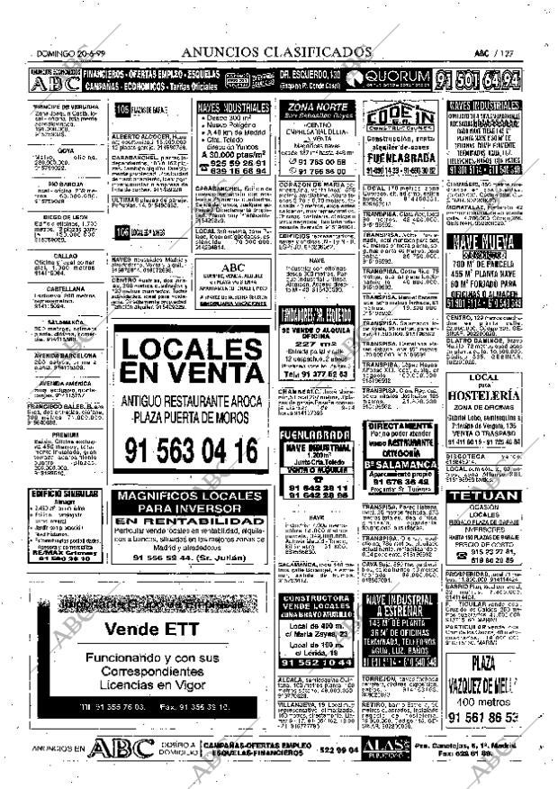 ABC MADRID 20-06-1999 página 127