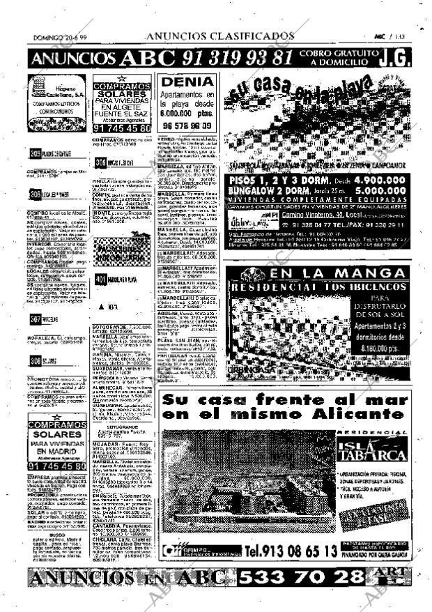 ABC MADRID 20-06-1999 página 133