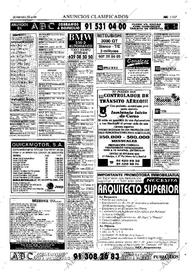 ABC MADRID 20-06-1999 página 137