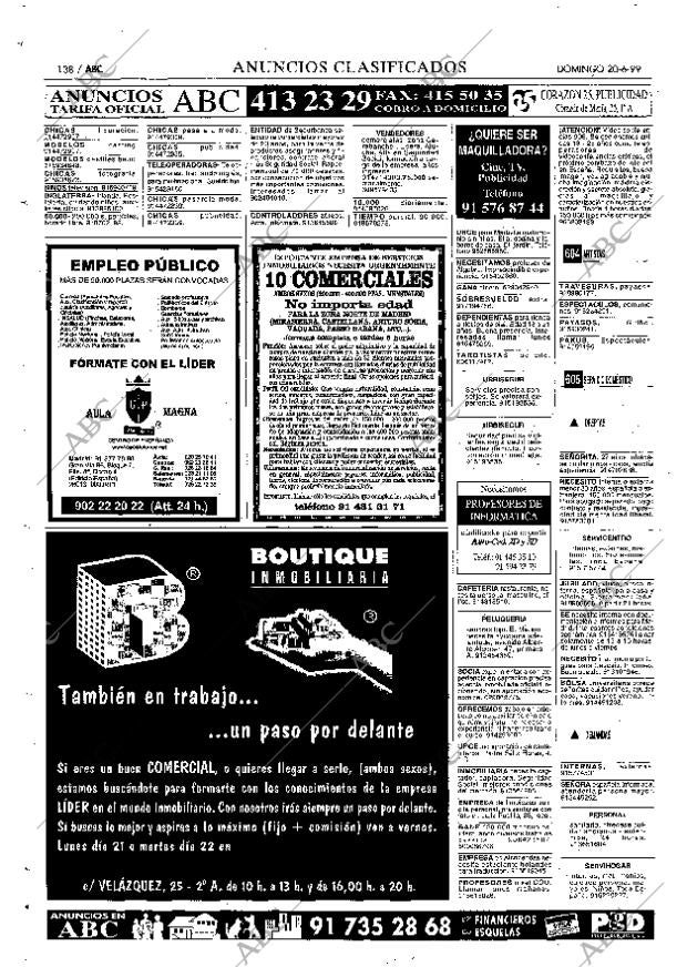 ABC MADRID 20-06-1999 página 138