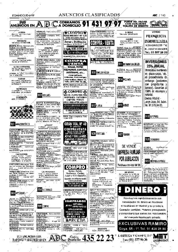 ABC MADRID 20-06-1999 página 143