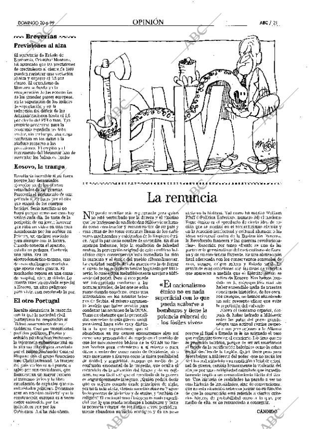 ABC MADRID 20-06-1999 página 21