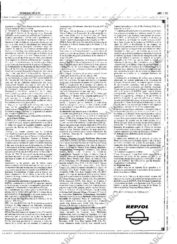 ABC MADRID 20-06-1999 página 33