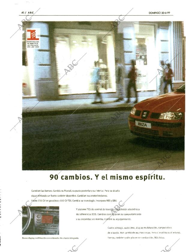 ABC MADRID 20-06-1999 página 40