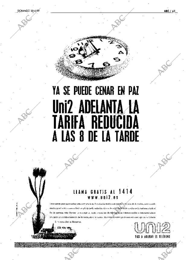 ABC MADRID 20-06-1999 página 65