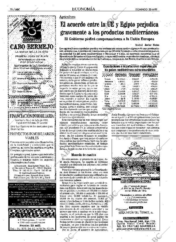 ABC MADRID 20-06-1999 página 70
