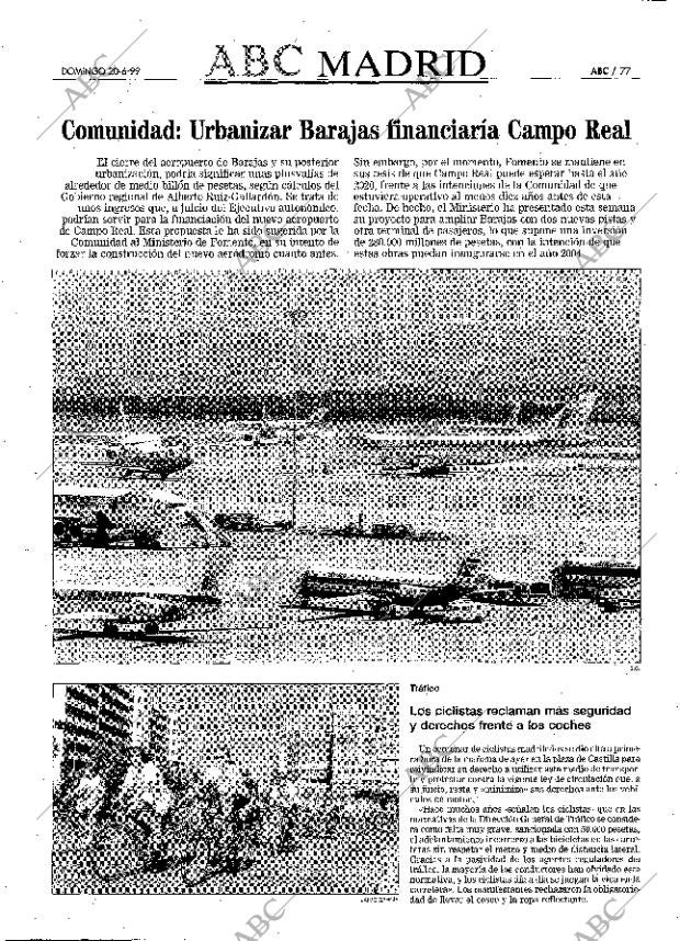 ABC MADRID 20-06-1999 página 77