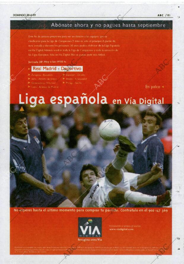 ABC MADRID 20-06-1999 página 81