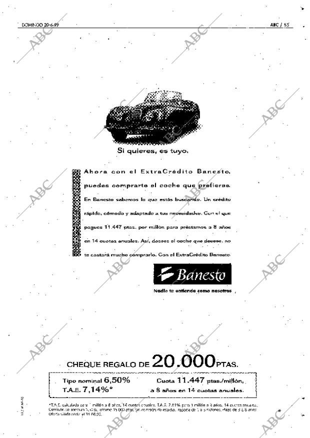 ABC MADRID 20-06-1999 página 85