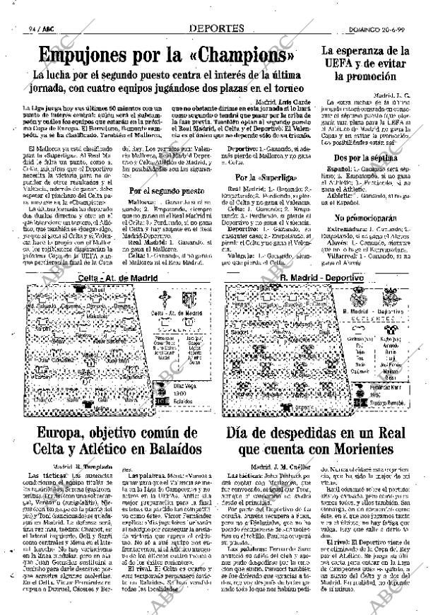 ABC MADRID 20-06-1999 página 94
