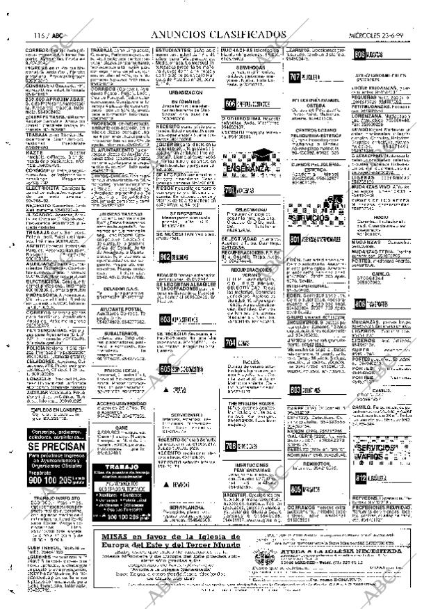 ABC SEVILLA 23-06-1999 página 116