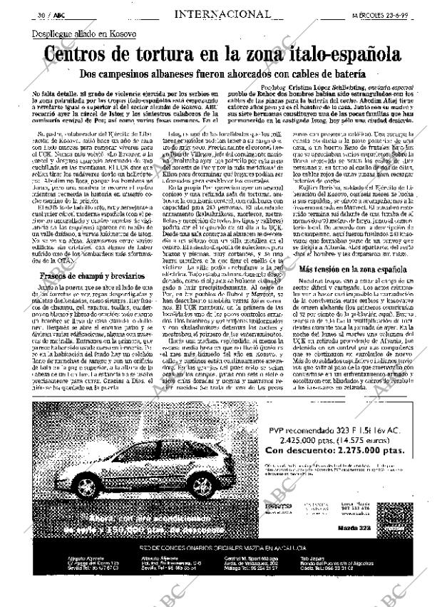 ABC SEVILLA 23-06-1999 página 30