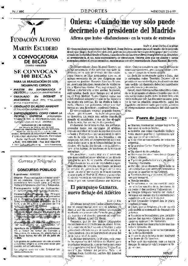 ABC SEVILLA 23-06-1999 página 96