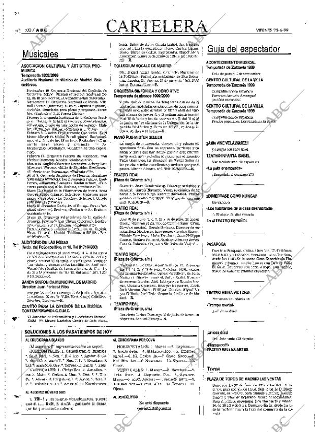 ABC MADRID 25-06-1999 página 100