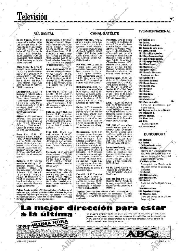ABC MADRID 25-06-1999 página 131