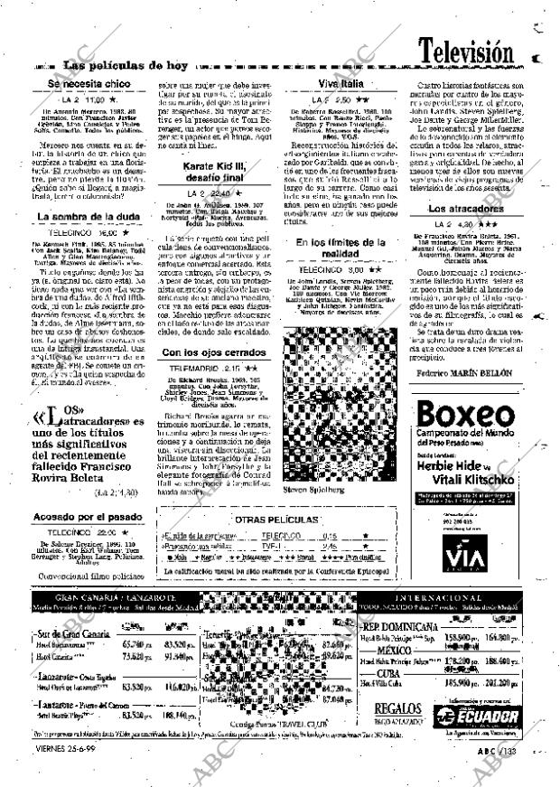 ABC MADRID 25-06-1999 página 133