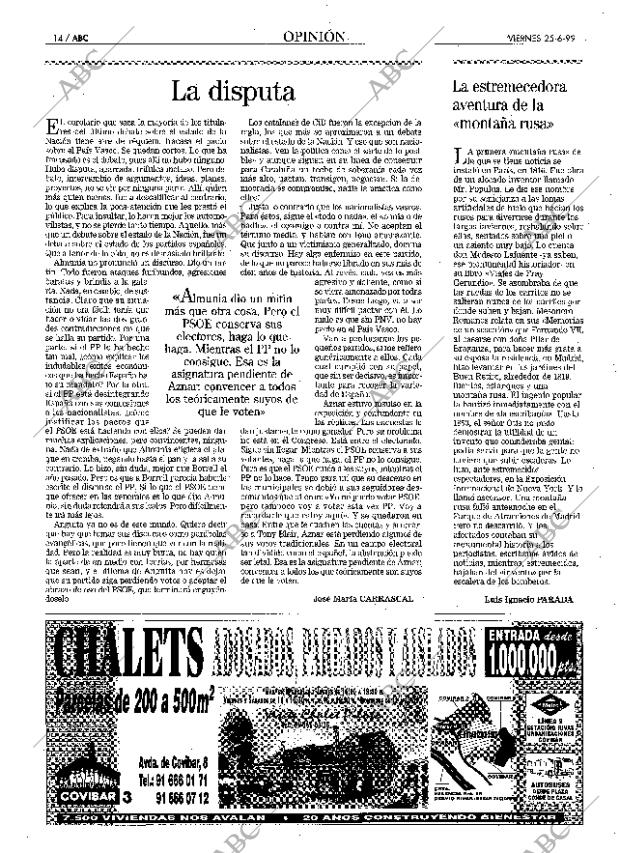 ABC MADRID 25-06-1999 página 14