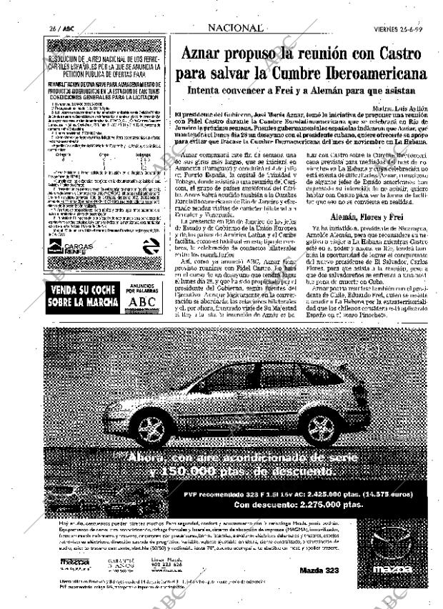 ABC MADRID 25-06-1999 página 26