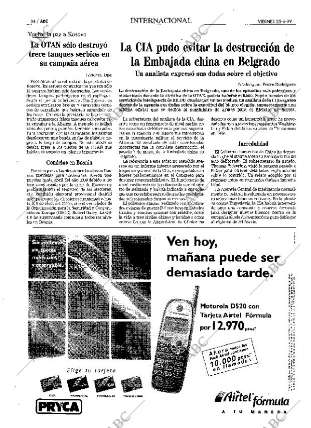 ABC MADRID 25-06-1999 página 34