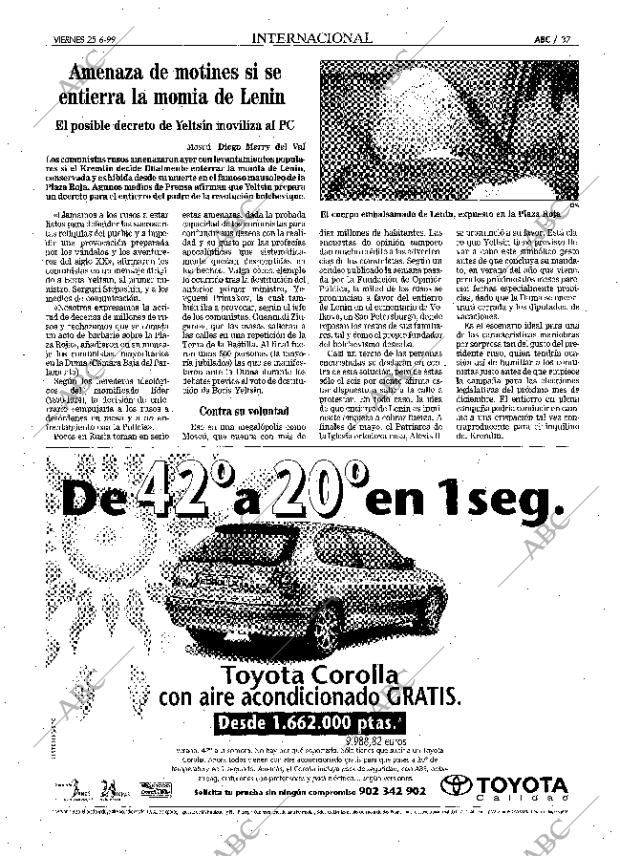 ABC MADRID 25-06-1999 página 37