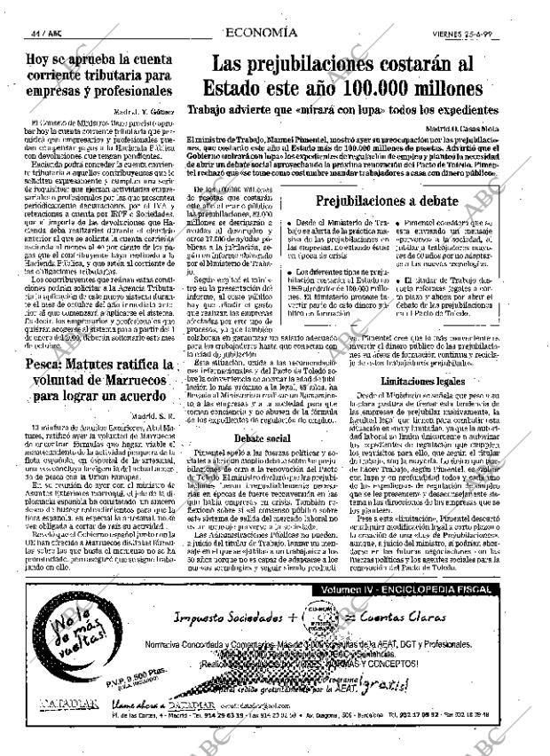 ABC MADRID 25-06-1999 página 44