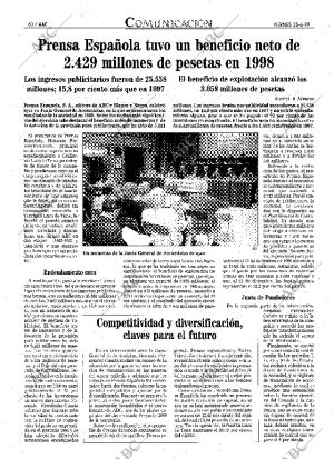 ABC MADRID 25-06-1999 página 60