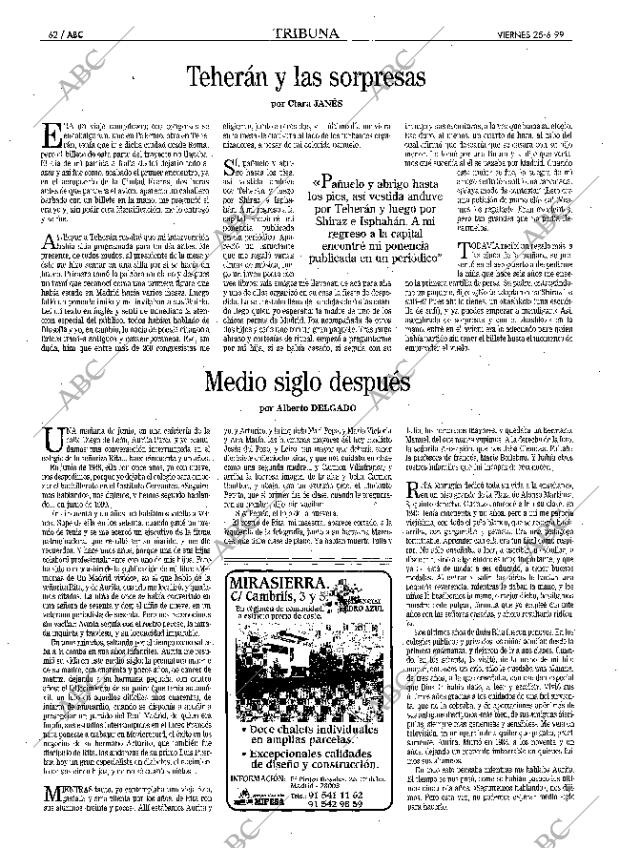 ABC MADRID 25-06-1999 página 62