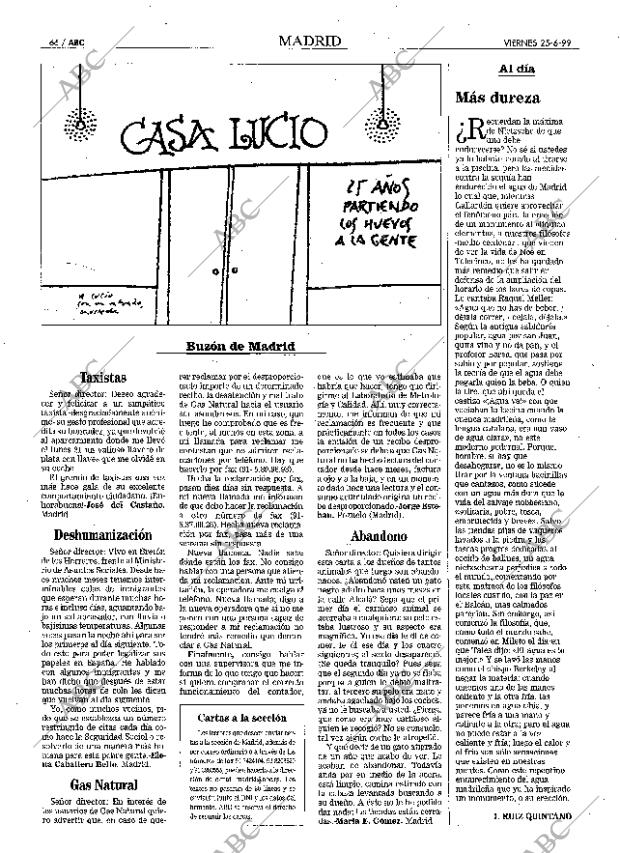 ABC MADRID 25-06-1999 página 66