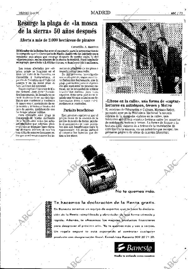 ABC MADRID 25-06-1999 página 73