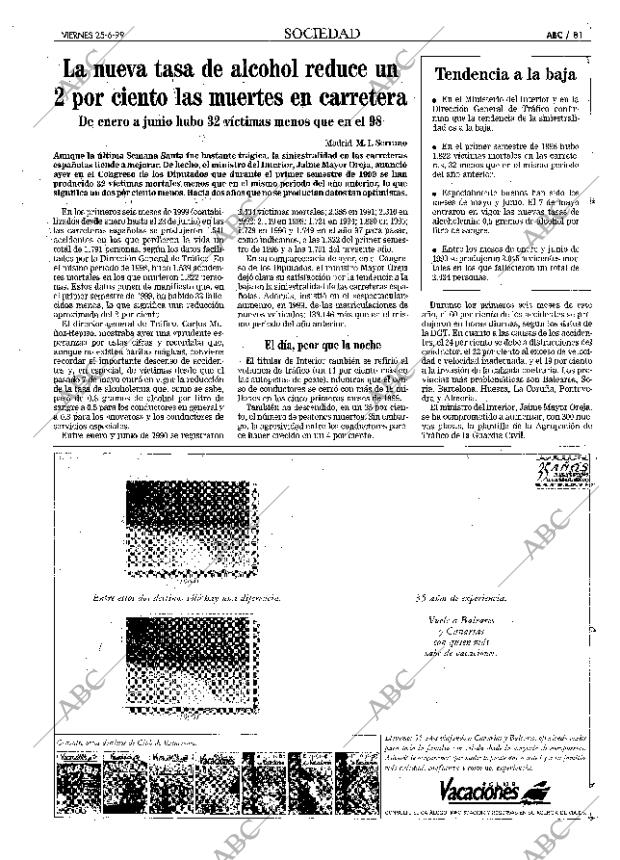 ABC MADRID 25-06-1999 página 81