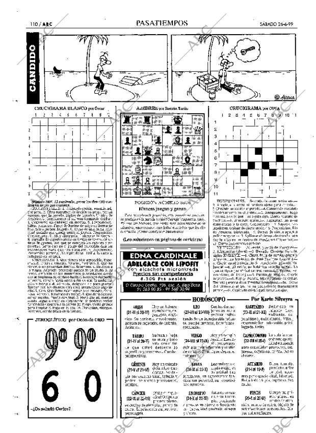 ABC MADRID 26-06-1999 página 110