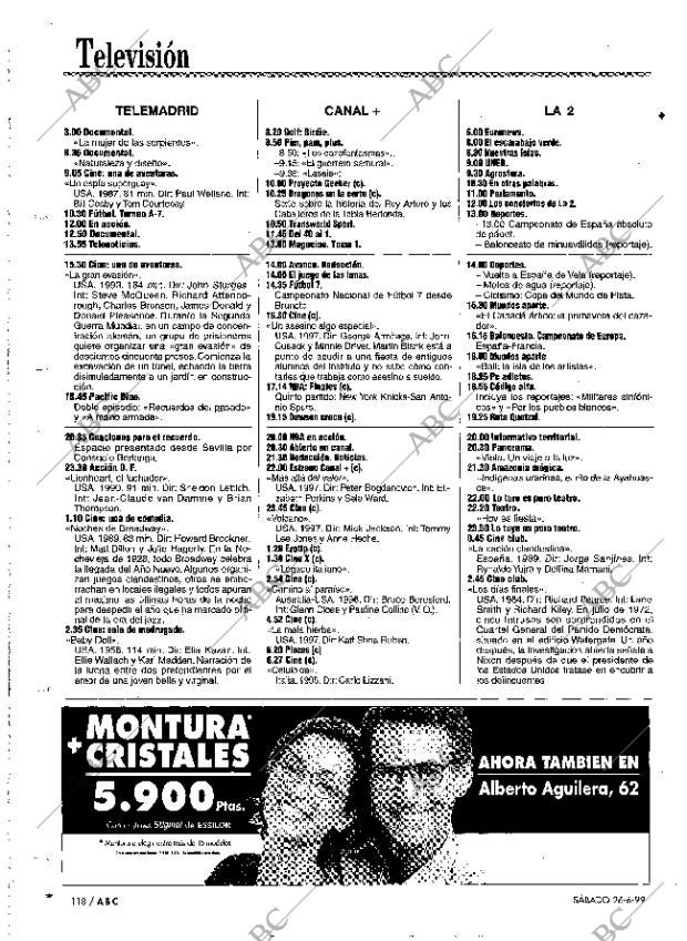 ABC MADRID 26-06-1999 página 118
