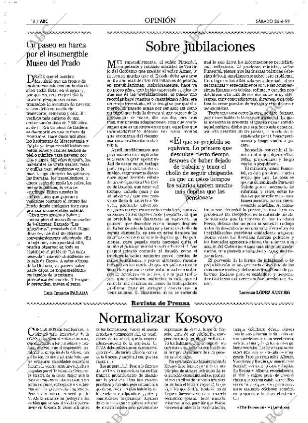 ABC MADRID 26-06-1999 página 16