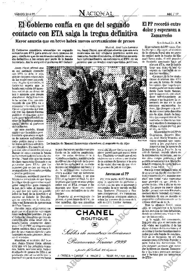 ABC MADRID 26-06-1999 página 17