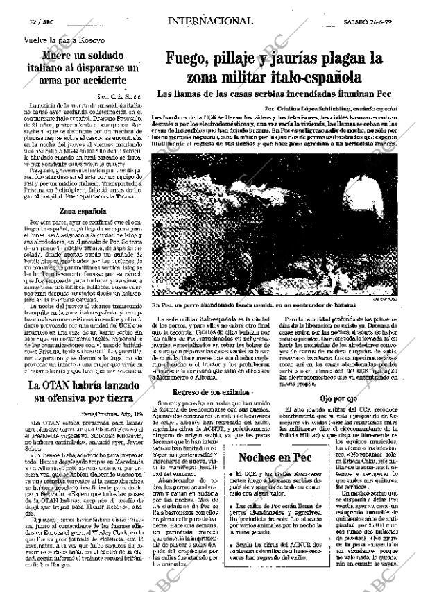 ABC MADRID 26-06-1999 página 32
