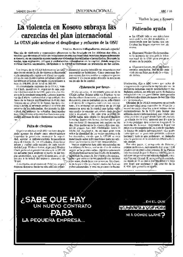 ABC MADRID 26-06-1999 página 33
