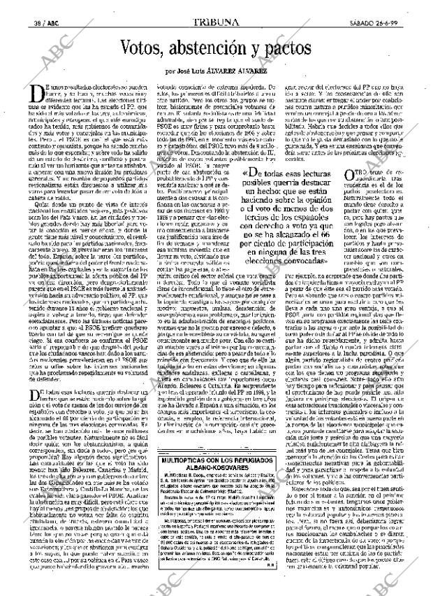 ABC MADRID 26-06-1999 página 38