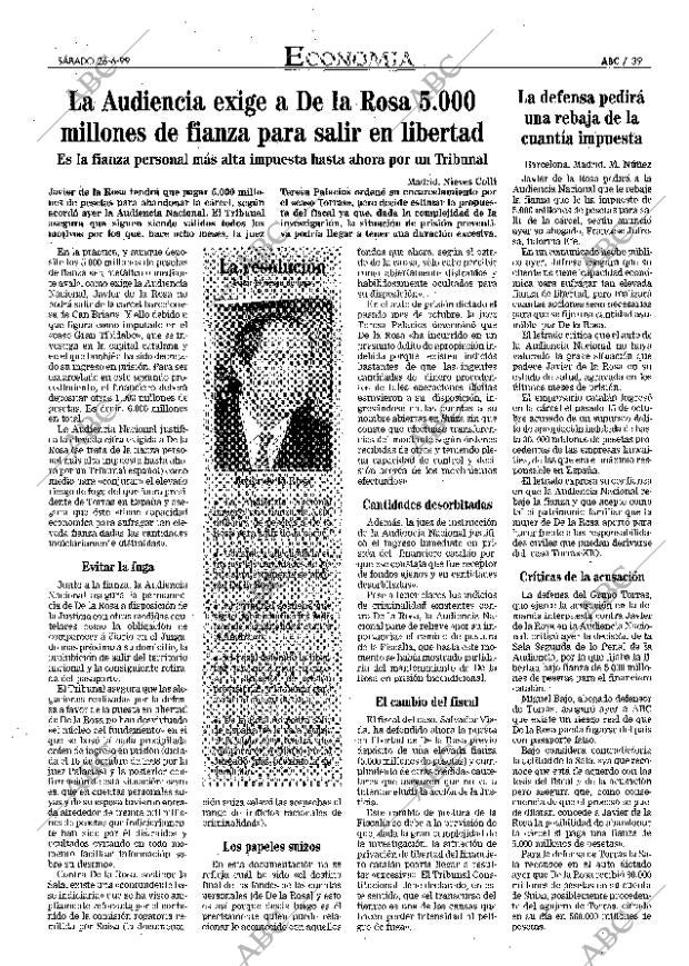 ABC MADRID 26-06-1999 página 39