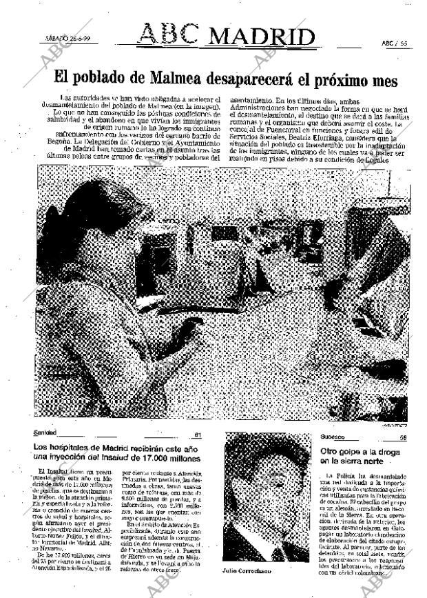 ABC MADRID 26-06-1999 página 55