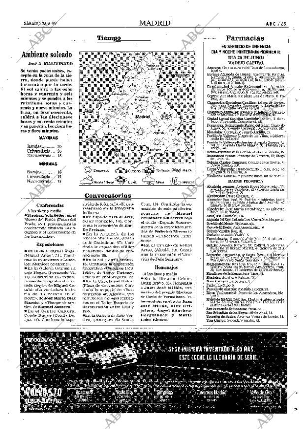 ABC MADRID 26-06-1999 página 65