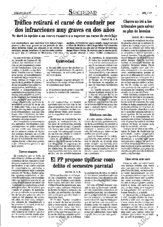 ABC MADRID 26-06-1999 página 69