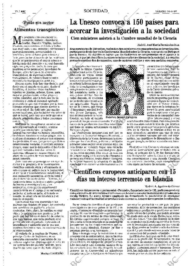 ABC MADRID 26-06-1999 página 72