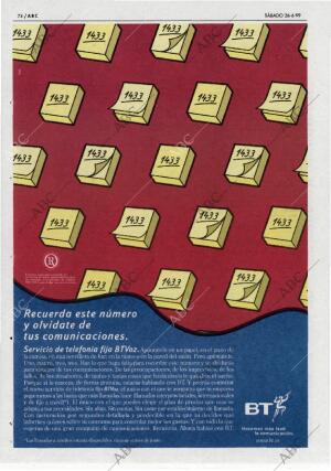 ABC MADRID 26-06-1999 página 74