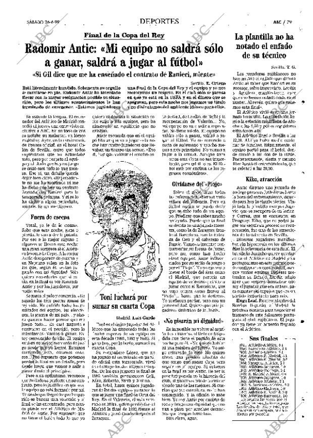 ABC MADRID 26-06-1999 página 79