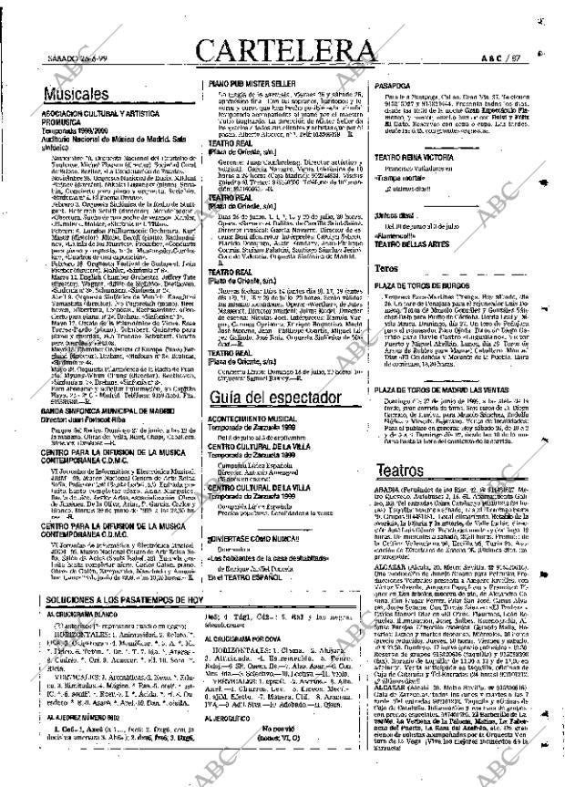 ABC MADRID 26-06-1999 página 87