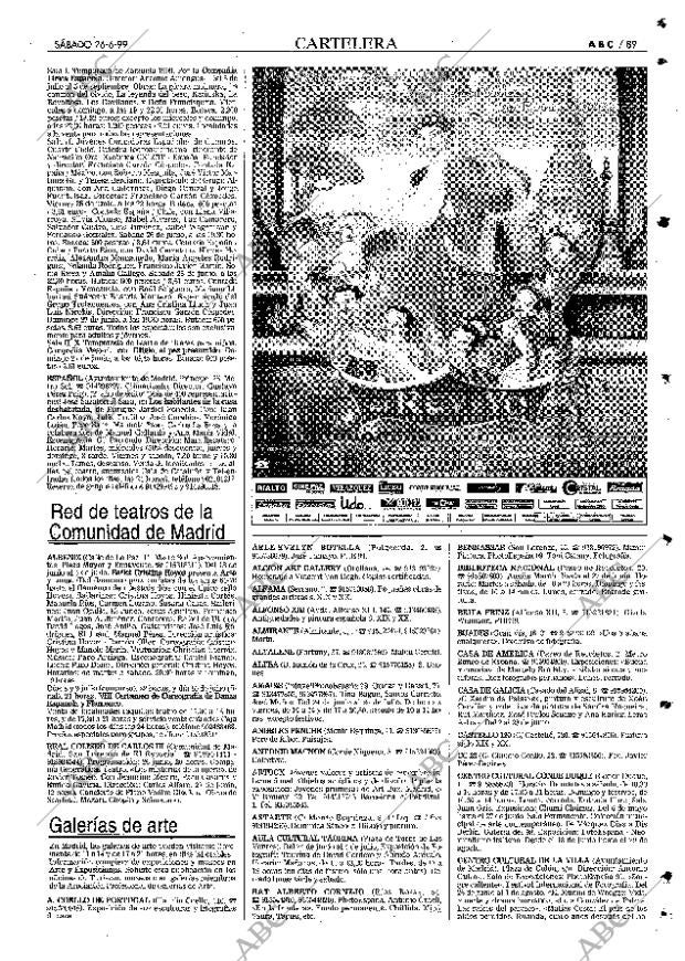 ABC MADRID 26-06-1999 página 89