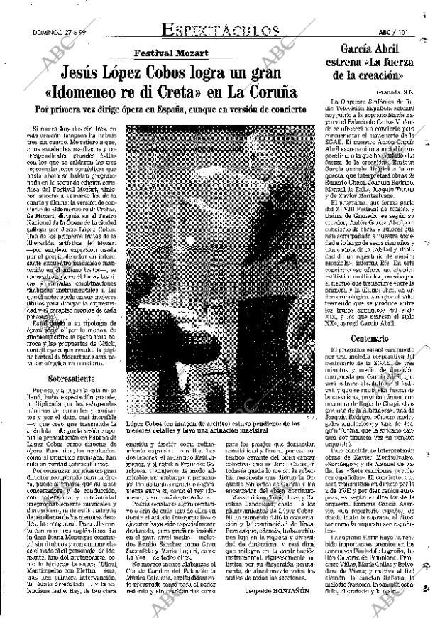 ABC MADRID 27-06-1999 página 101