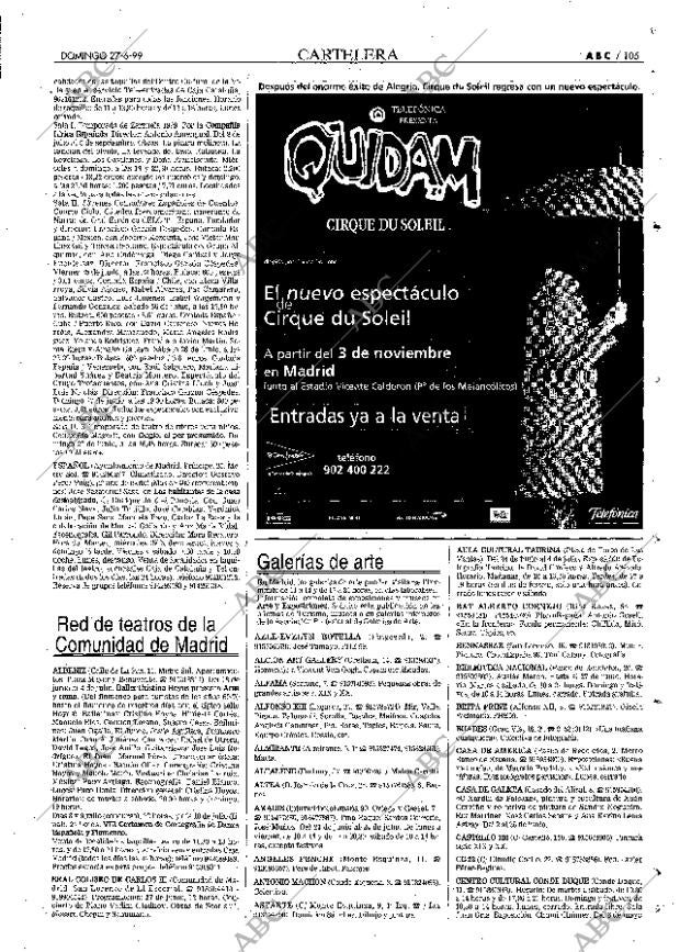 ABC MADRID 27-06-1999 página 105