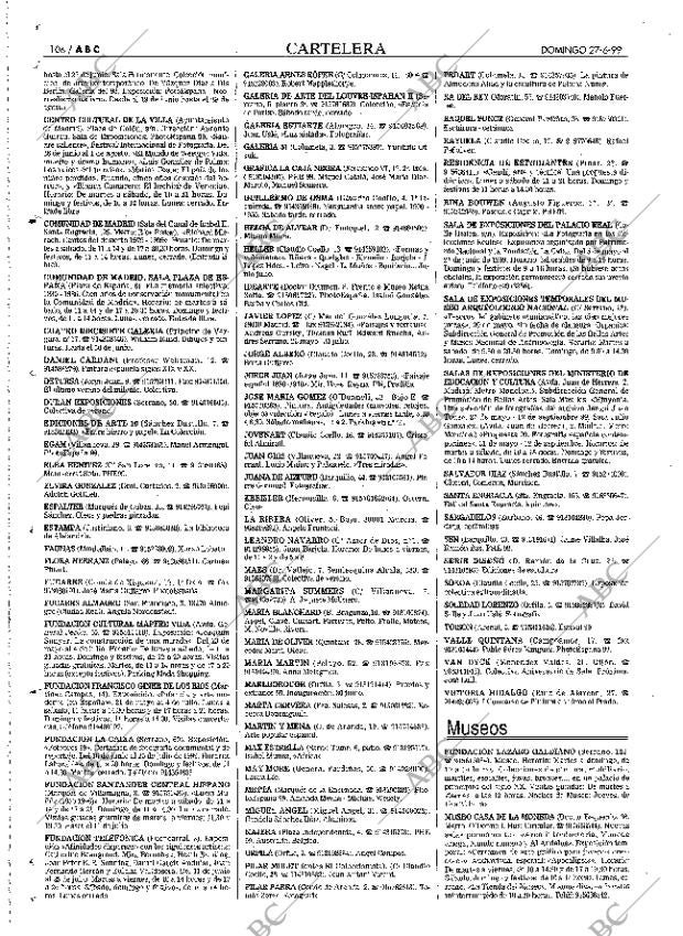 ABC MADRID 27-06-1999 página 106
